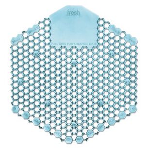 PRODUCTS | Fresh Products Wave 3D Urinal Deodorizer Screen - Ocean Mist Scent, Blue (10 Screens/Box)