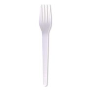 CUTLERY | Eco-Products EP-S017 Plantware CPLA Cutlery Fork - White (1000/Carton)
