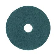 CLEANING AND SANITATION ACCESSORIES | Boardwalk 17 in. Diameter Heavy-Duty Scrubbing Floor Pads - Green (5/Carton)