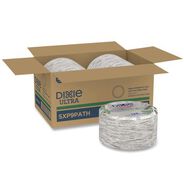 BOWLS AND PLATES | Dixie Pathways Soak Proof Shield 8.5 in. Paper Plates - Green/Burgundy (125/Pack)