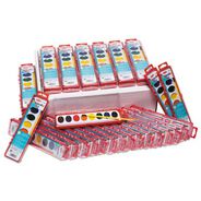 PRODUCTS | Creative Arts 40536 1 oz Charles Leonard Watercolor Paint Pan Kit Class Pack - Assorted Colors (36/Set)