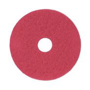 CLEANING AND SANITATION ACCESSORIES | Boardwalk 16 in. Diameter Buffing Floor Pads - Red (5/Carton)