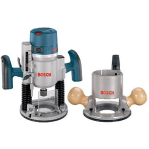 PLUNGE BASE ROUTERS | Factory Reconditioned Bosch 12 Amp 2.25 HP Combination Plunge and Fixed-Base Router Kit