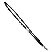 LABEL AND BADGE HOLDERS | Advantus 36 in. Long Metal Lobster Claw Hook Fastener Deluxe Safety Lanyards - Black (24/Box)