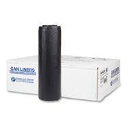 PRODUCTS | Inteplast Group S404822K 45 gal. 22 microns 40 in. x 48 in. High-Density Interleaved Commercial Can Liners - Black (25 Bags/Roll, 6 Rolls/Carton)