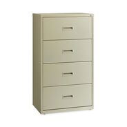 PRODUCTS | Hirsh Industries 30 in. x 18.62 in. x 52.5 in. 4 Letter/Legal/A4-Size File Drawers Lateral File Cabinet - Putty