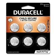 OFFICE AND OFFICE SUPPLIES | Duracell 2032 Lithium Coin Batteries With Bitterant (6/Pack)