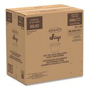 FOOD TRAYS CONTAINERS LIDS | Dart 6SJ12 6 oz. Foam Container - White (1000/Carton)
