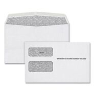 PRODUCTS | TOPS 5.63 in. x 9 in. 1099 Double Window Envelope - White (24/Pack)