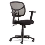 PRODUCTS | OIF Swivel/tilt Mesh Task Chair (Height Adjustable T-Bar Arms-Black/chrome)