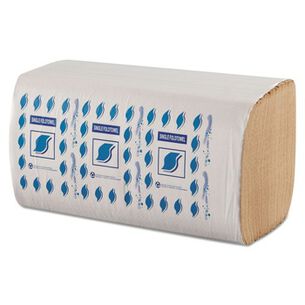  | GEN 1-Ply 9 in. x 9.25 in. Single-Fold Paper Towels - Kraft (334/Pack, 12 Packs/Carton)