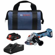 PRODUCTS | Factory Reconditioned Bosch 18V Brushless Lithium-Ion 4-1/2 in. Cordless Angle Grinder Kit (4 Ah)
