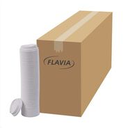 FOOD SERVICE | FLAVIA 10 oz. Hot Beverage Paper Cup Lids Fits FLAVIA 10 oz. Paper Cup - White (1000/Carton)