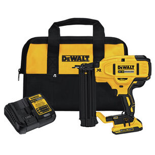 NAILERS AND STAPLERS | Factory Reconditioned Dewalt 20V MAX XR 18 Gauge Cordless Brad Nailer Kit (2 Ah)