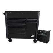 UTILITY CARTS | Homak RSPRO 44 in. 8-Drawer Power Service Cart - Black