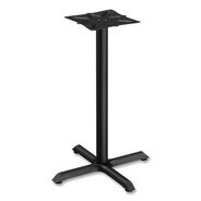 OFFICE DESKS AND WORKSTATIONS | Alera Hospitality Series 27.5 in. x 40.38 in. 300 lbs. Capacity Steel Single-Column Bases - Black