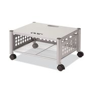 PRODUCTS | Vertiflex 21.5 in. x 17.88 in. x 11.5 in. 90 lbs. Capacity 2 Shelves Metal Underdesk Machine Stand - Matte Gray