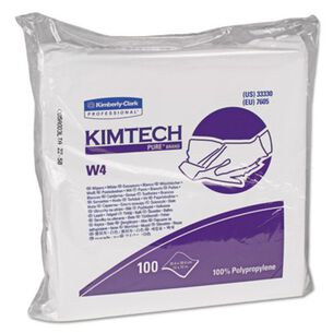 PRODUCTS | Kimtech W4 12 in. x 12 in. Flat Double Bag Critical Task Wipers - Unscented, White (100/Bag, 5 Bags/Carton)