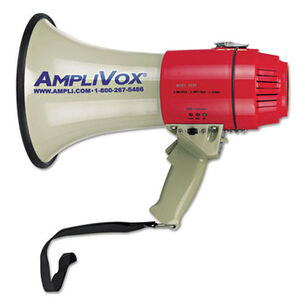 PRODUCTS | AmpliVox Mitymeg Piezo Dynamic Megaphone, 15w, 5/8 Mile Range