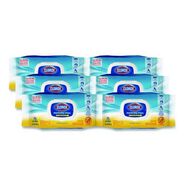 CLEANING TOOLS | Clorox 8 in. x 7 in. 1-Ply Easy Pull Pack Disinfecting Wipes - Lemon Scent White (6 Boxes/Carton)