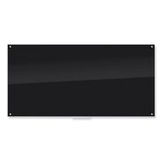 PRODUCTS | U Brands 3015U00-01 96 x 47 Glass Dry Erase Board - Black Surface