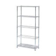 TOOL STORAGE ACCESSORIES | Alera 36 in. x 14 in. x 72 in. 5-Shelf Residential Wire Shelving - Silver