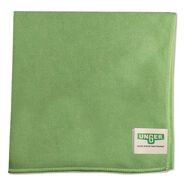 CLEANING TOOLS | Unger 16 in. x 15 in. SmartColor Microfiber MicroWipes - Green (10/Pack)