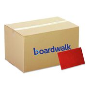 CLEANING CLOTHS | Boardwalk 28 in. x 14 in. Buffing Floor Pads - Red (10/Carton)
