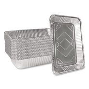 CUTLERY | Handi-Foil 12.19 in. x 20.75 in. 60 Gauge Full-Size Deep Aluminum Steam Table Pans (50/Carton)