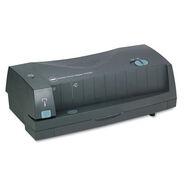 OFFICE STAPLERS AND PUNCHES | GBC 24-Sheet 3230ST Electric 2- to 3-Hole Adjustable Punch/Stapler - Gray