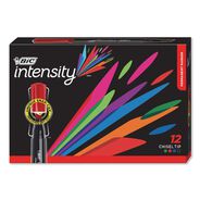MARKERS | BIC GPMM11AST Intensity Broad Chisel Tip Permanent Marker - Assorted Colors (1-Dozen)