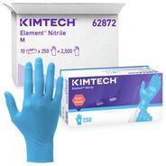 FACILITY MAINTENANCE SUPPLIES | Ansell Kimtech Element Nitrile Exam Gloves - Medium, Blue (2500/Carton)