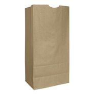 FOOD SERVICE | Ross & Wallace Paper Products 130316500PK/BL 7.75 in. x 4.75 in. x 16 in. #16 Size Extra-Heavy-Duty Grocery Paper Bags - Kraft (500/Bundle)