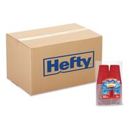 TABLETOP AND SERVEWARE | Hefty Easy Grip Disposable Plastic 9 oz. Party Cups - Red (50/Pack, 12 Packs/Carton)