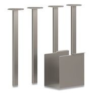 OFFICE FURNITURE AND LIGHTING | HON 5.75 in. x 28 in. 4 Legs Coze Desk Post Legs with Pencil Storage - Silver