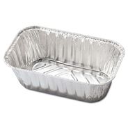 PRODUCTS | Handi-Foil HFA 31730 5.72 in. x 3.31 in. x 2.03 in. 1 lbs. Capacity Aluminum Baking Pan (200/Carton)