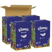 TISSUES | Kleenex 3-Ply Ultra Soft Facial Tissue - White (4 Packs/Carton)