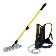 CLEANING TOOLS | Rubbermaid Commercial 18 in. Nylon Head 56 in. Plastic Handle Flow Finishing System - Yellow (1 Kit)