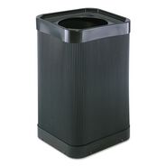 TRASH WASTE BINS | Safco At-Your-Disposal 38-Gallon Top-Open Waste Receptacle - Black