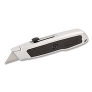 PRODUCTS | GreatNeck 12243 1.25 in. Blade 3.5 in. Plastic Handle Retractable Utility Knife - Black/Gray