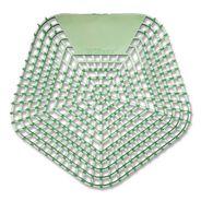 CLEANING AND SANITATION | Boardwalk 0.11 oz WCBasix Urinal Screen - Cucumber Twist Scent, Green (10/Box)