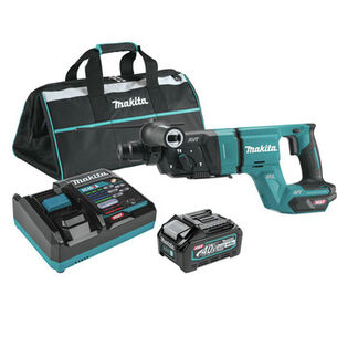MIR 510816 | Makita 40V max XGT Brushless Lithium-Ion 1-1/8 in. Cordless AFT/AWS Capable Accepts SDS-PLUS Bits AVT D-Handle Rotary Hammer Kit (4 Ah)