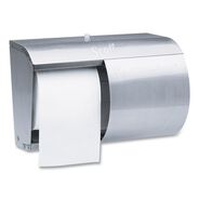 PAPER AND DISPENSERS | Scott 09606 7 1/10 in. x 10 1/10 in. x 6 2/5 in. Pro Coreless SRB Stainless Steel Tissue Dispenser