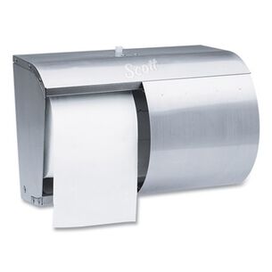 PAPER TOWELS AND NAPKINS | Scott 7 1/10 in. x 10 1/10 in. x 6 2/5 in. Pro Coreless SRB Stainless Steel Tissue Dispenser
