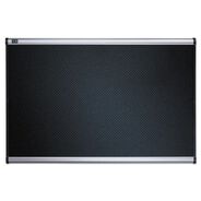 BULLETIN BOARDS | Quartet Prestige 36 in. x 24 in. Embossed Foam Bulletin Board - Black/Silver