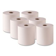 PAPER TOWELS AND NAPKINS | GEN G2820 1-Ply 8 in. x 800 ft. Hardwound Roll Towels - White (6/Carton)