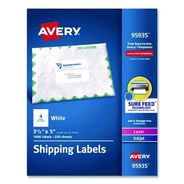 LABELS AND LABEL MAKERS | Avery 3.5 in. x 5 in. Shipping Labels-Bulk Packs for Inkjet/Laser Printers - White (4/Sheet, 250 Sheets/Box)