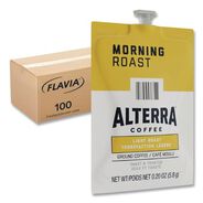 FOOD SERVICE | FLAVIA 48008 0.28 oz. Pouch Alterra Coffee Freshpack - Morning Roast (100/Carton)