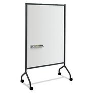 OFFICE PRESENTATION SUPPLIES | Safco Impromptu 42 in. x 21.5 in. x 72 in. Magnetic Whiteboard Collaboration Screen - White/Black