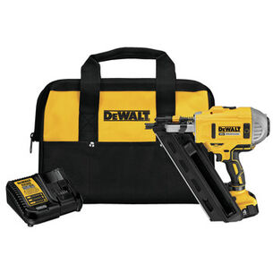 NAILERS AND STAPLERS | Dewalt 20V MAX XR Brushless Lithium-Ion Cordless 30 Degree Paper Collated Framing Nailer Kit (4 Ah)